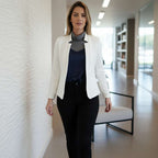 Blazer Feminino Slim Branco