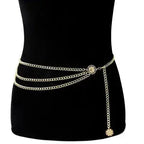 Cinto Feminino Dourado