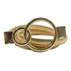 cinto de metal feminino dourado