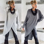Vestido Feminino Suéter Midi